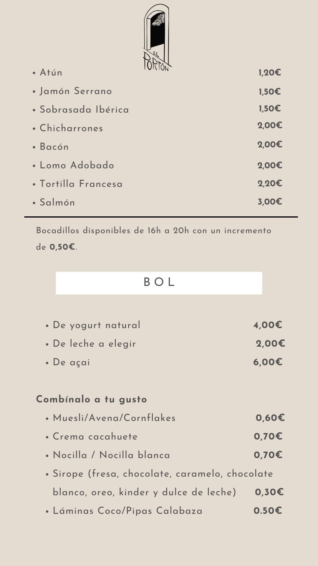 carta porton zahara