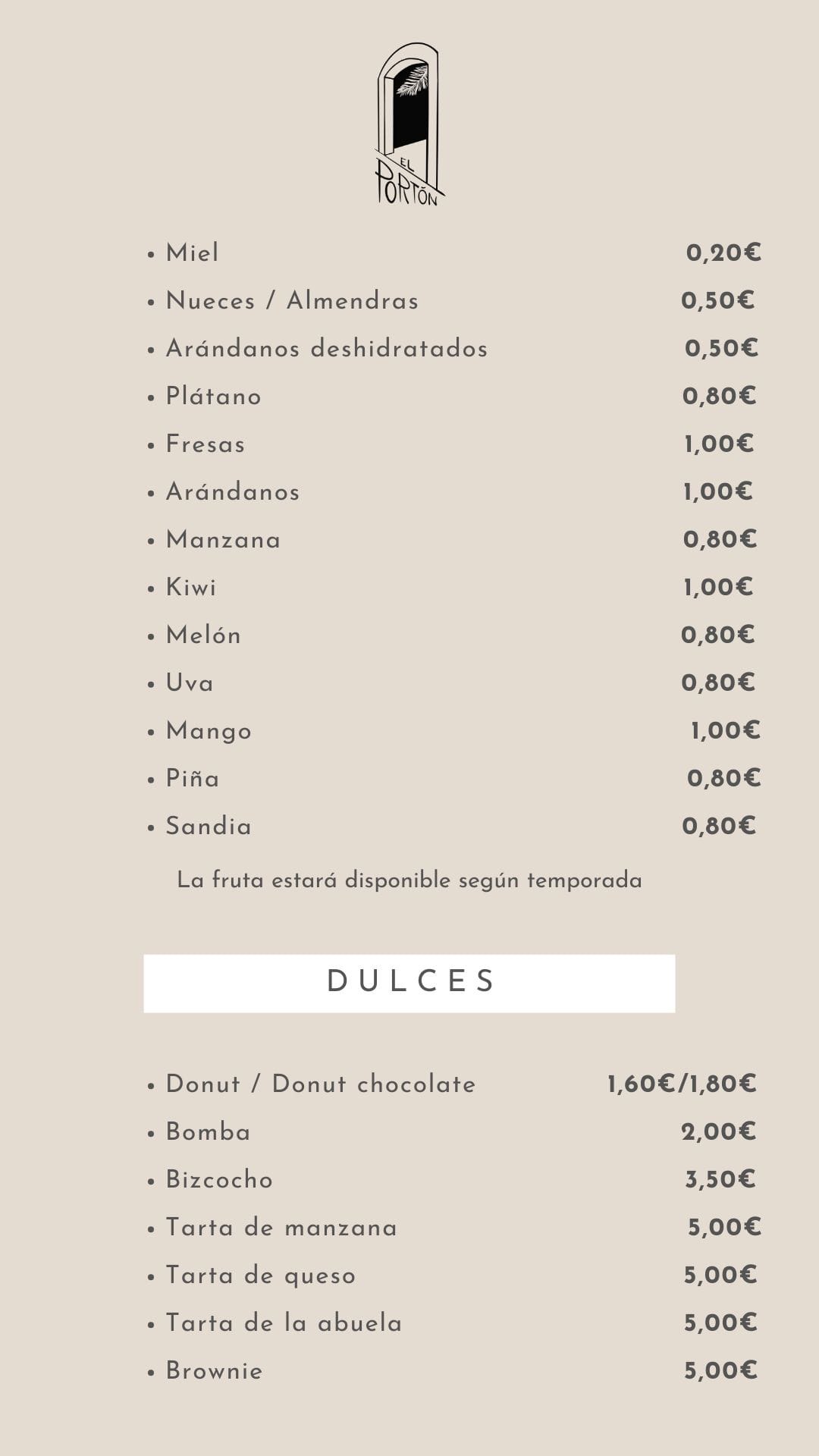 carta porton zahara