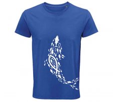 Camiseta Orgánica Atunes de Zahara Azul