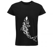 Camiseta Orgánica Atunes de Zahara Negra