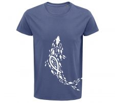Camiseta Orgánica Atunes de Zahara Blue Denim