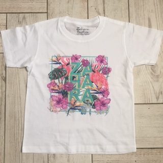 Camiseta Zahara Niño Flamingo