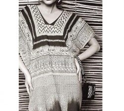 Vestido tunica África batik rayon zahara