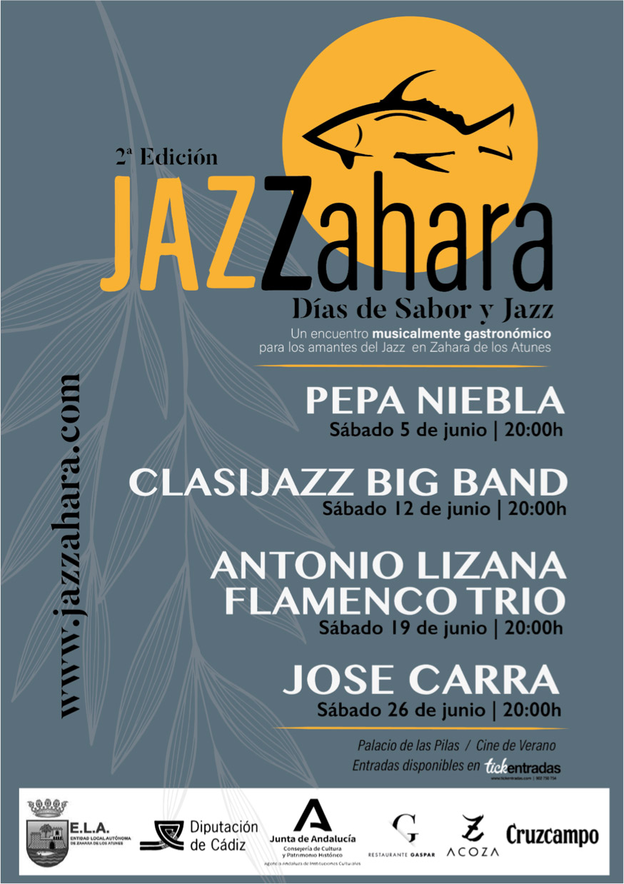 Jazzahara 2021, Días de Sabor y Jazz 16 cartel jazzahara 2021