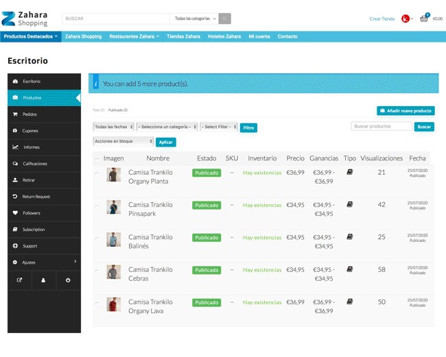 Marketplace Zahara, Tarifa, Barbate y todo Cadiz 1 Markertplace Zahara de los Atunes, Cadiz