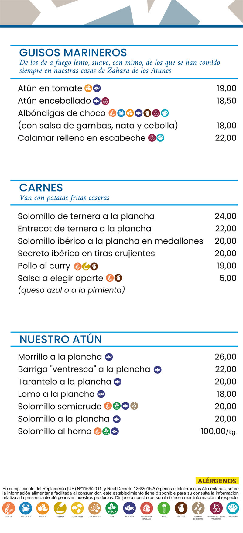 restaurante el corral zahara